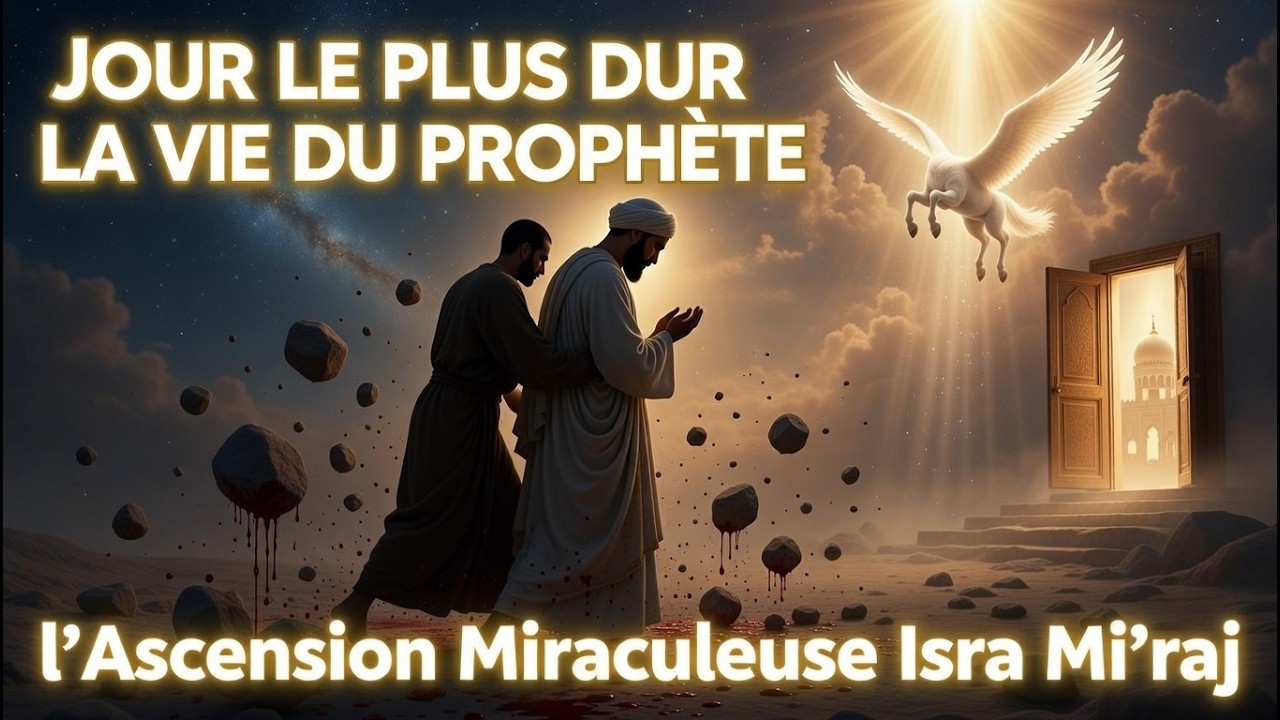 LE JOUR LE PLUS DUR DU PROPHÈTE MUHAMMAD ﷺ  :Lapidé à Taif, Puis l'Ascension Miraculeuse Isra Mi'raj