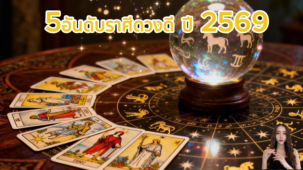 5 อันดับราศีดวงดี ปี 2569 