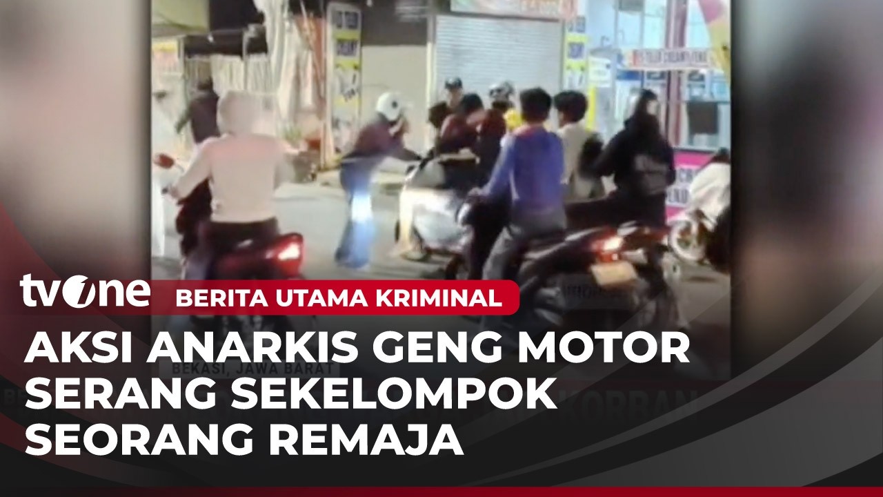 Remaja di Bekasi jadi Sasaran Aksi Brutal Geng Motor | Berita Utama Kriminal