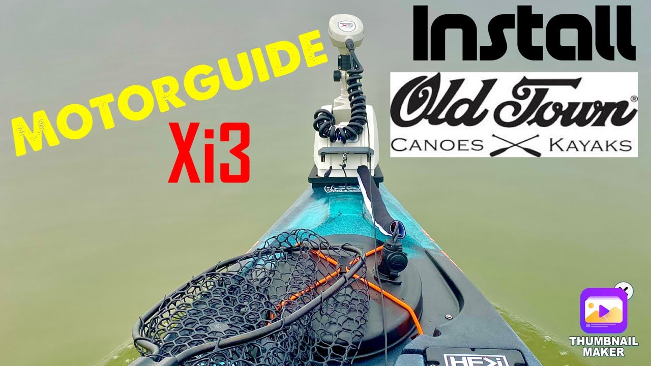 Motorguide Xi3 Old Town Bigwater 132 PDL- Install/Maiden Voyage