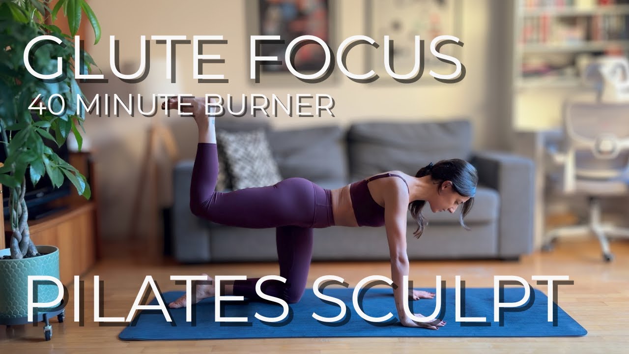 40 Minute Glute Focused Pilates Session | No Equipment | At Home