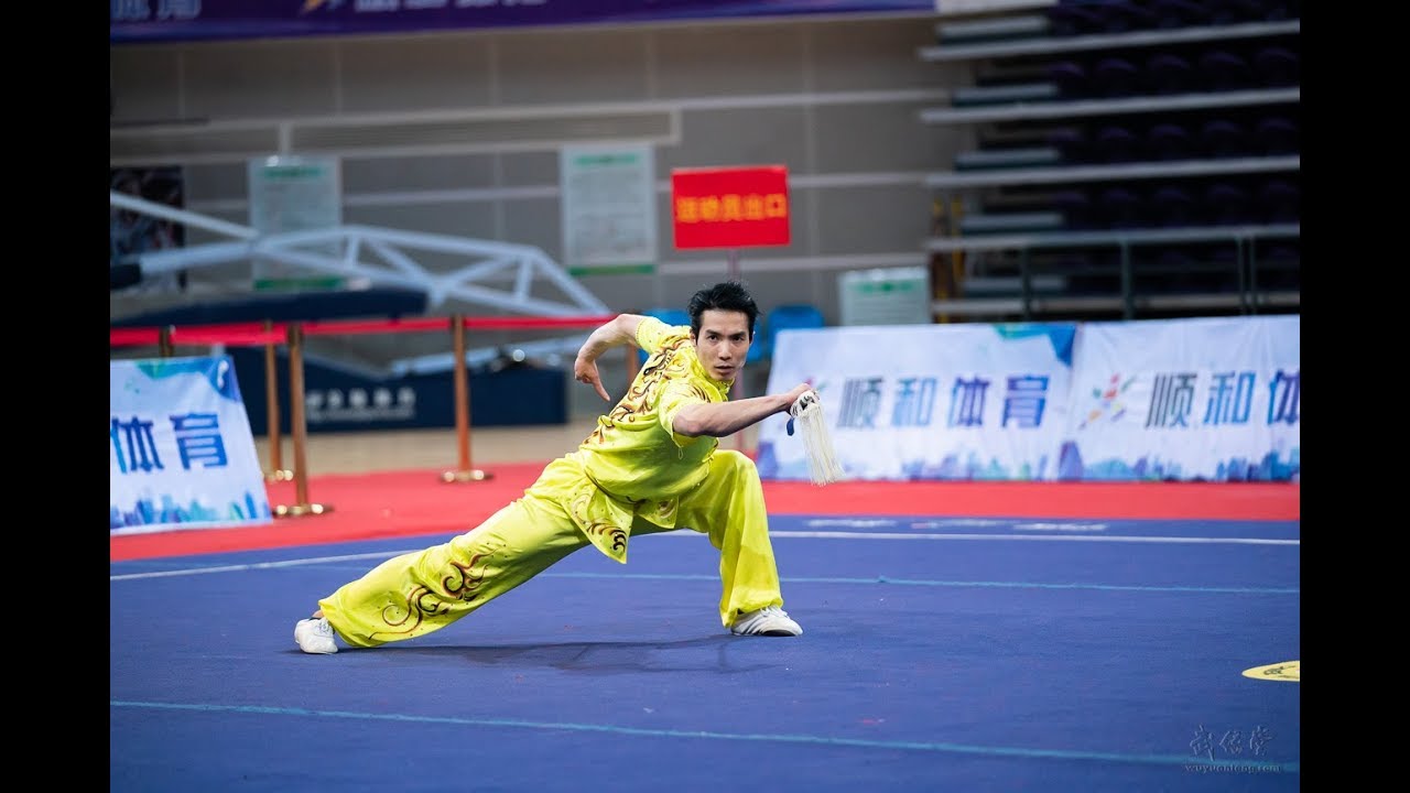 Men's Jianshu 男子剑术 第2名 上海队 彭傲枫 9.68分 shang hai peng ao feng