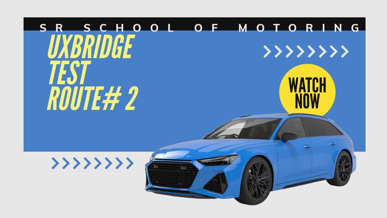 UXBRIDGE DRIVING TEST ROUTE # 2.  