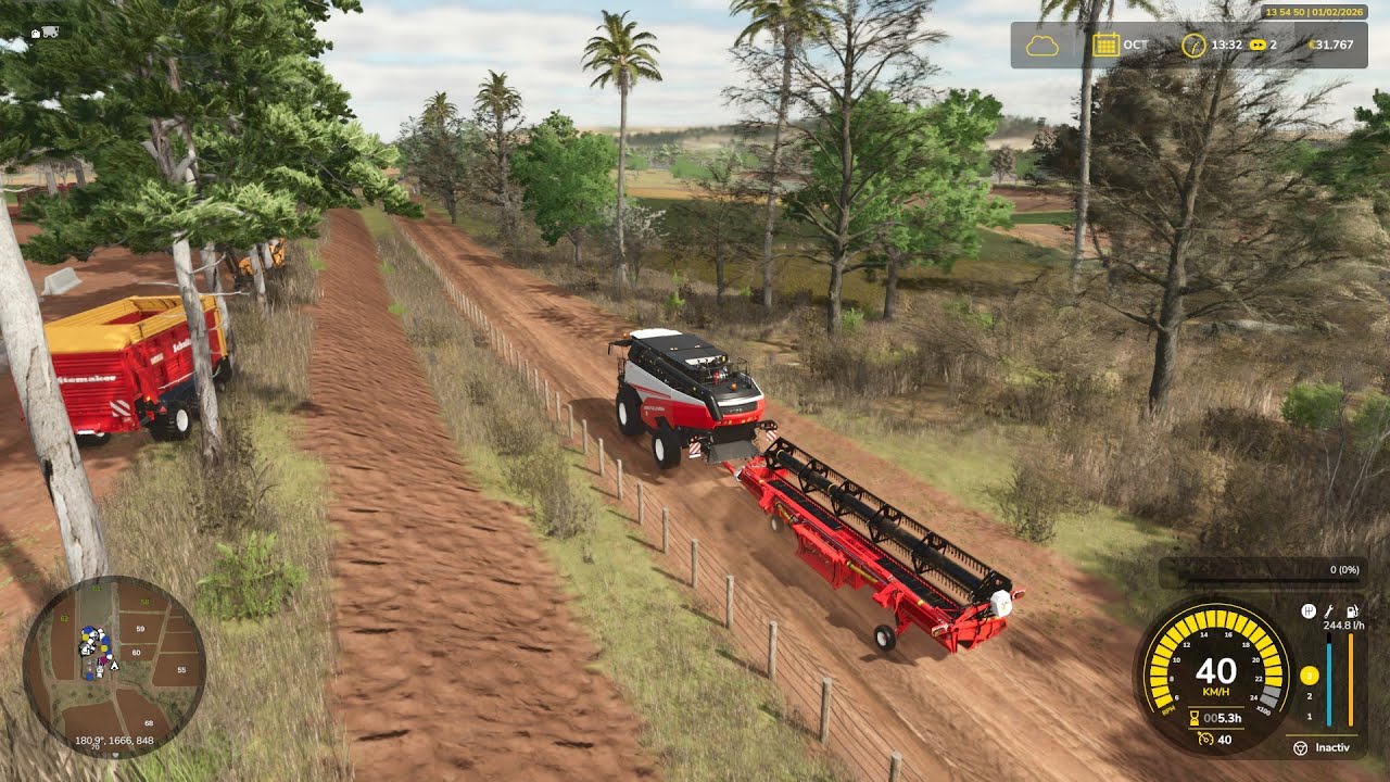 recoltam rapita si graul  #farmingsimulator 25 ep.41
