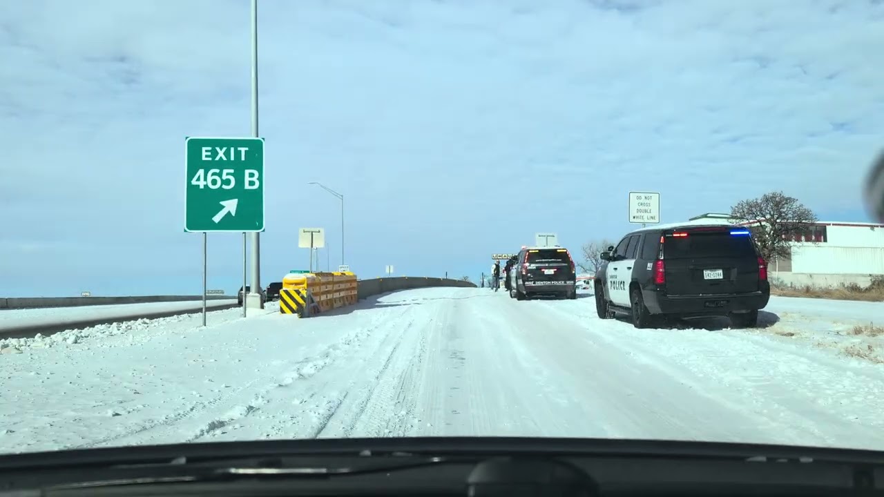 Snow in Texas 2026. Uber ride 1.
