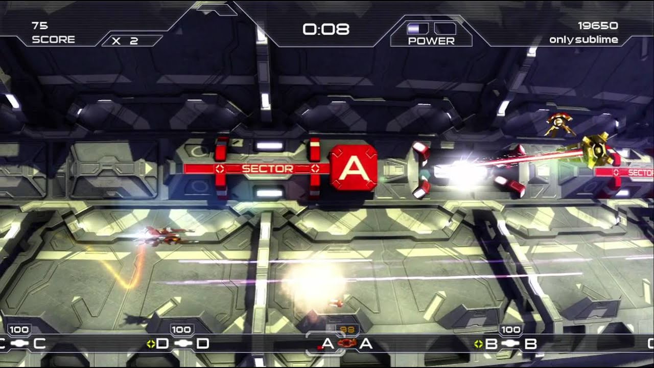 Orbitron Revolution XBLIG Xbox 360 720P gameplay Xbox Live Indie Game