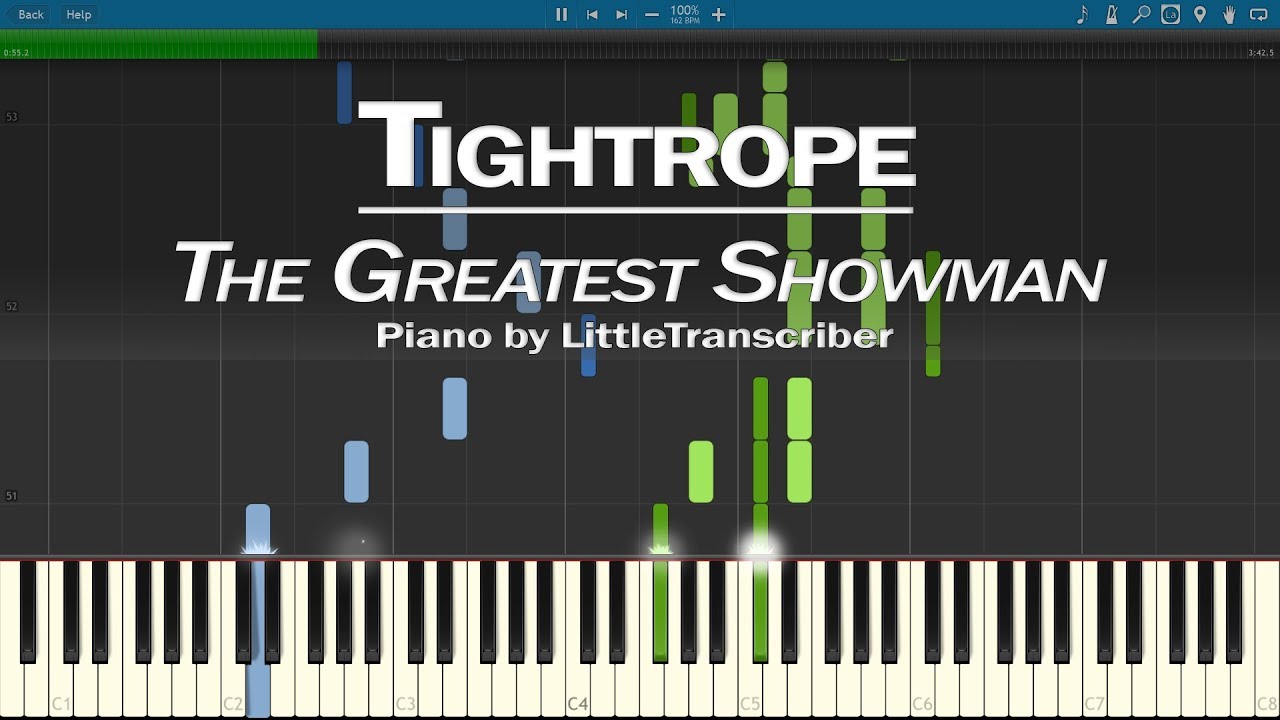 The Greatest Showman - Tightrope (Piano Cover) OST Soundtrack by LittleTranscriber