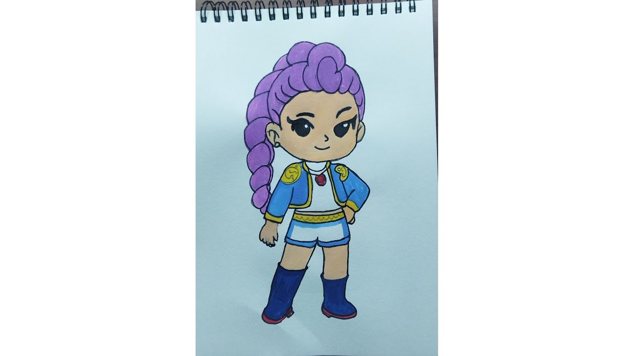 How to draw Rumi character 