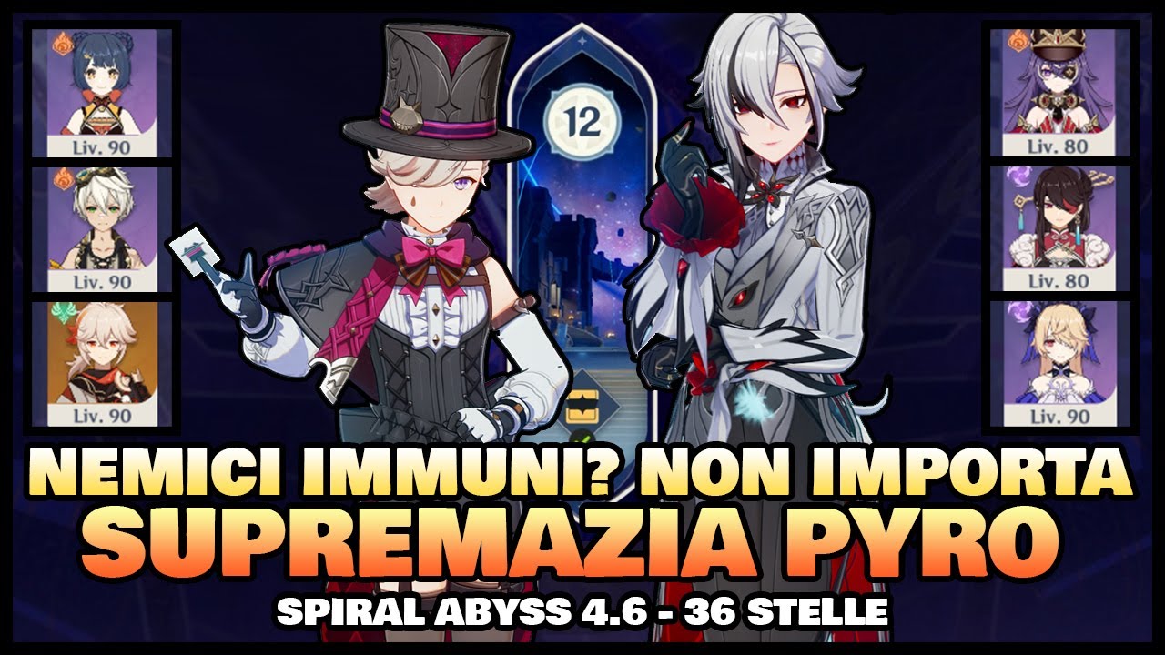 Il mio team preferito per ARLECCHINO? SOVRACCARICO! - Spirale dell'Abisso 4.6 [ Genshin Impact ITA ]