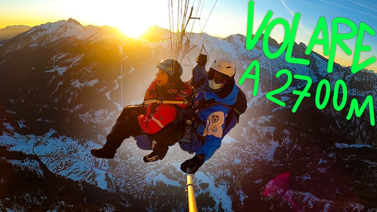 PARAPENDIO SULLE DOLOMITI - ESPERIENZA UNICA VOLANDO A 2700 METRI DI ALTEZZA