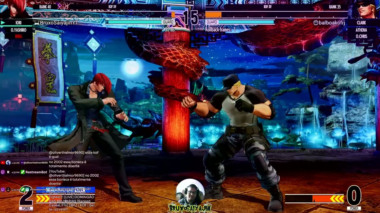 KOF XV Ranked da agonia - As vezes você tem de correr atrás da vitória.