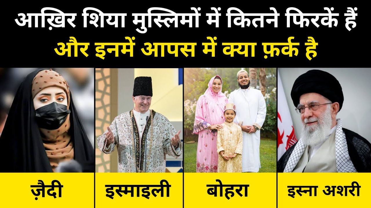 Real History Of Sects In Shia Muslims । शिया लोगों में कितने फिरकें हैं - R.H Network