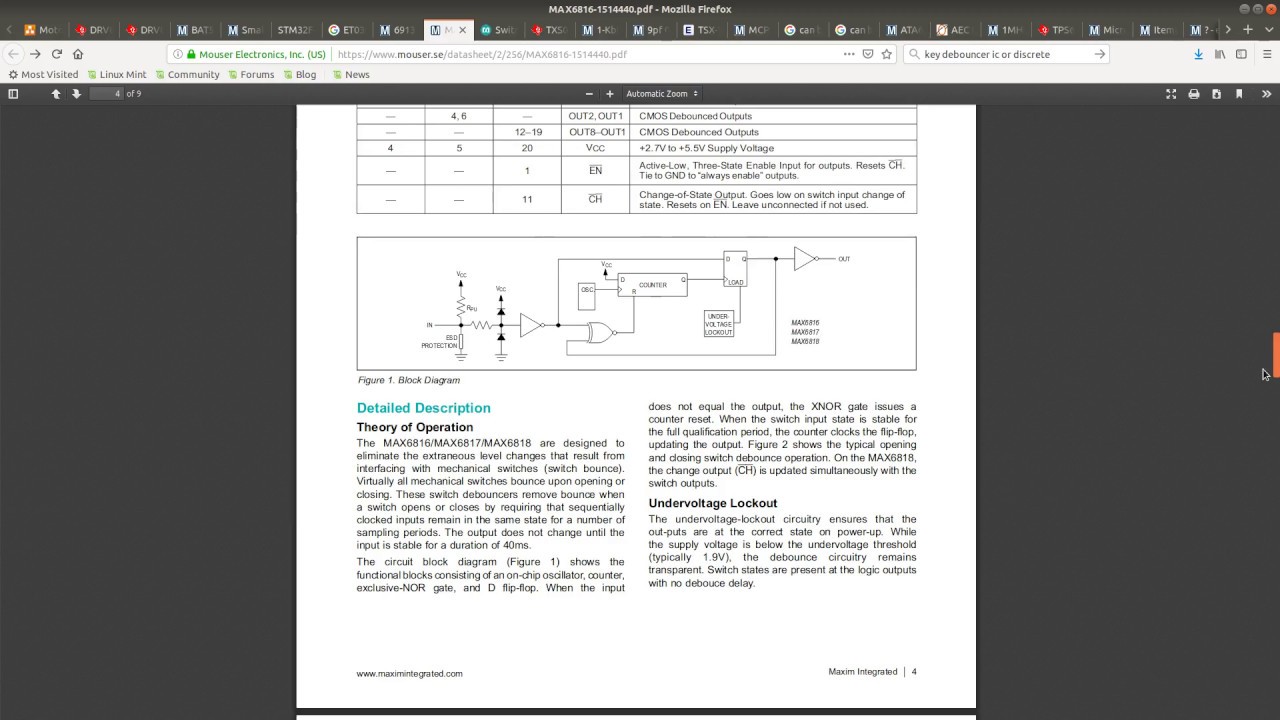 KiCad Schematic Design #19: adding button input circuit with debouncing