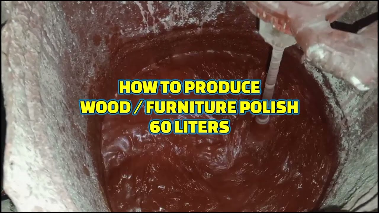 How to produce wood Polish, Furniture polish