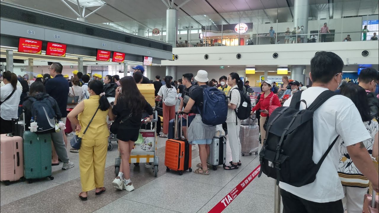 Checking In - Tan Son Nhat International Airport, HCMC, Vietnam