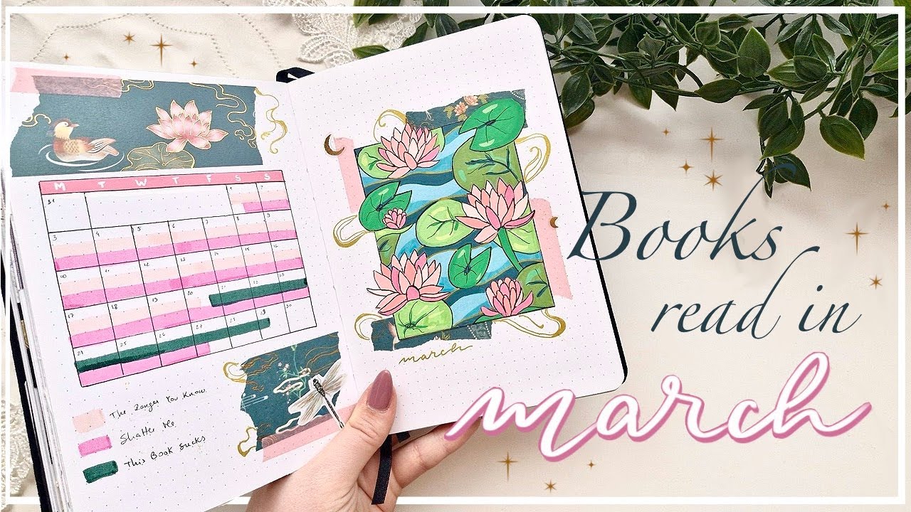 Books I read in March ft. Arrtx | 2025 Reading Journal Setup