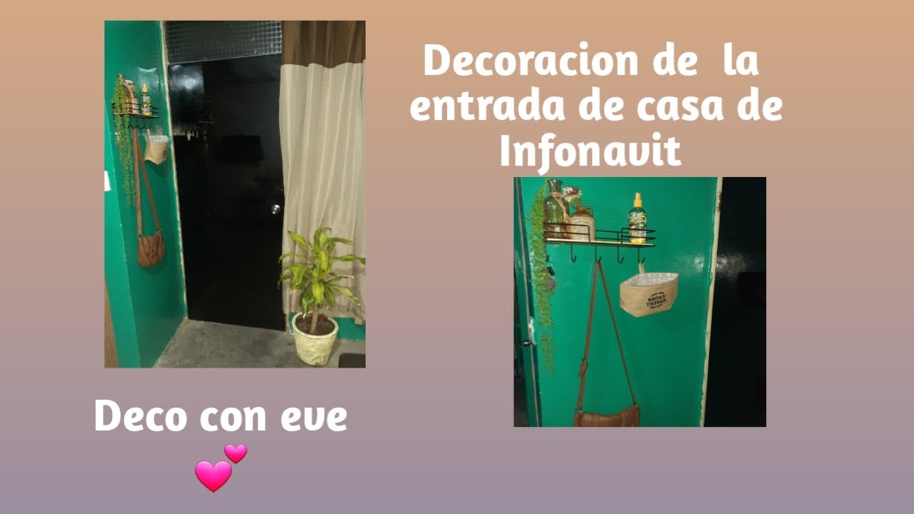Decoracion de la entrada de mi casa Infonavit  #casainfonavit #decoracion
