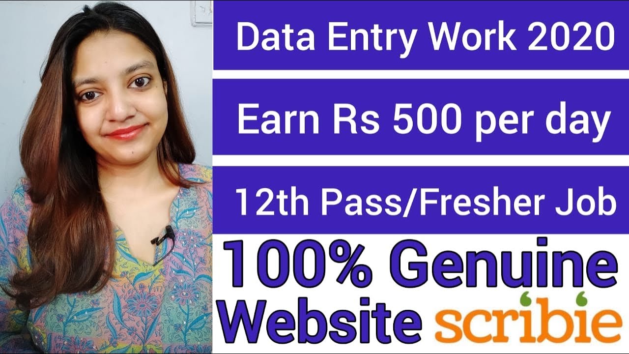 Data Entry Work 2020 | Data Entry Jobs | Work from Home | Data Entry Jobs from Home | Fresher Jobs