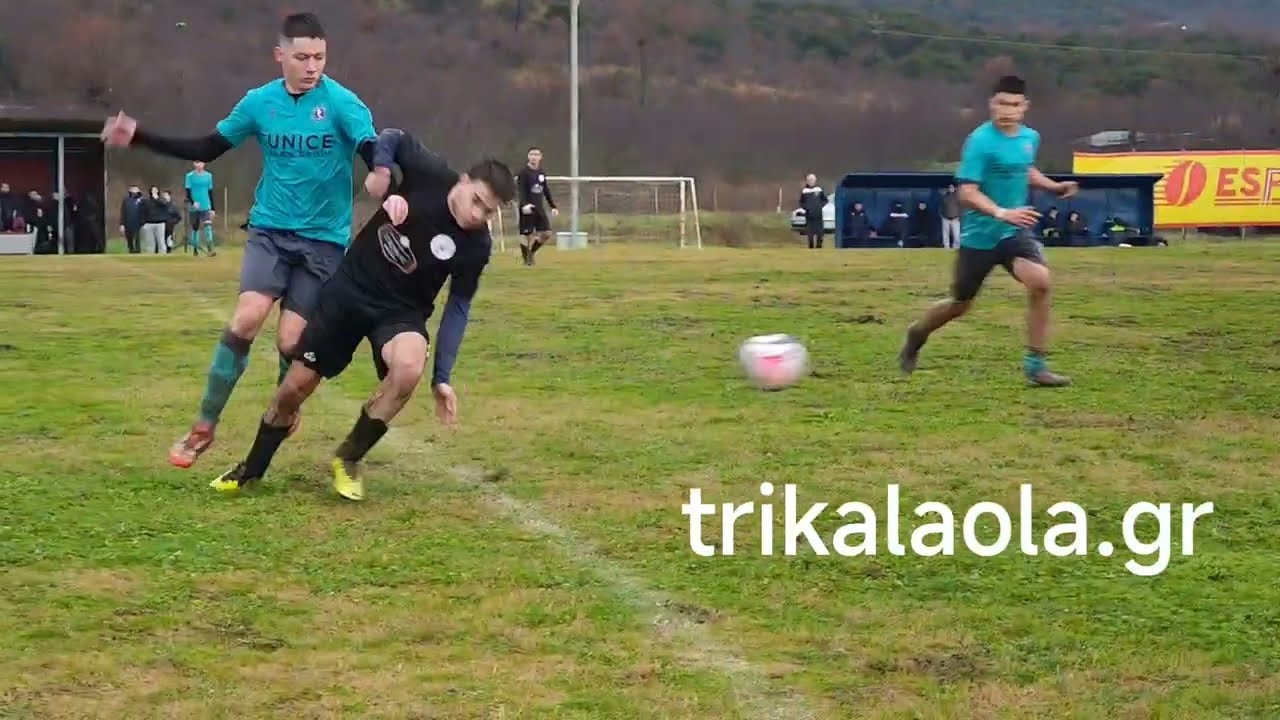 Πρίνος - Δήμητρα 0-2 Α' Ερασιτεχνική διάφορες φάσεις Πρωτάθλημα ποδοσφαίρου ΕΠΣΤ Τρικάλων 10-1-2026