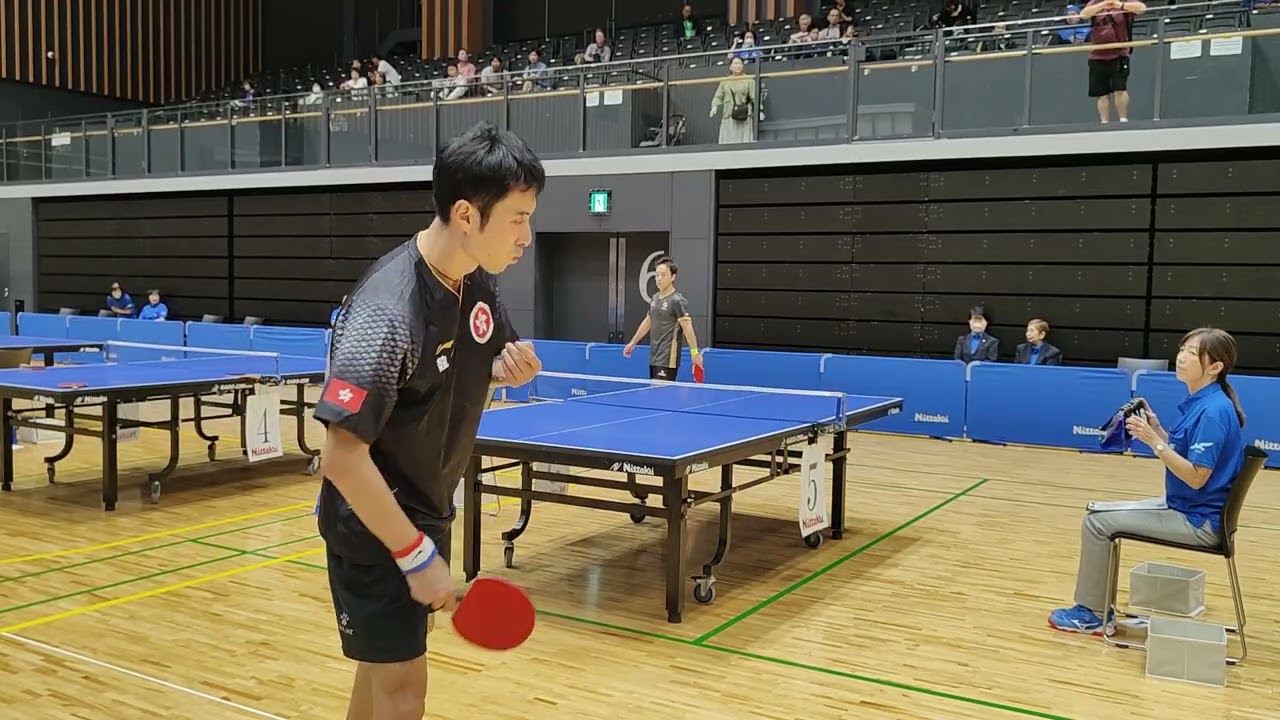 9Oct2025 亞洲元老乒乓球錦標賽 男子30-39團體賽 準決賽 中國vs日本 楊曉夫vs飯野弘義Hiroyoshi Iino （前青少年團體世界冠軍vs全日本30+男單冠軍 ）