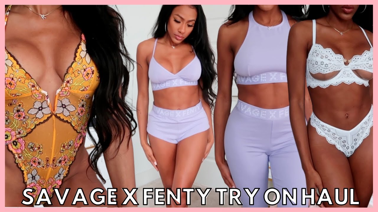 SAVAGE X FENTY MAY LINGERIE COLLECTION TRY ON HAUL