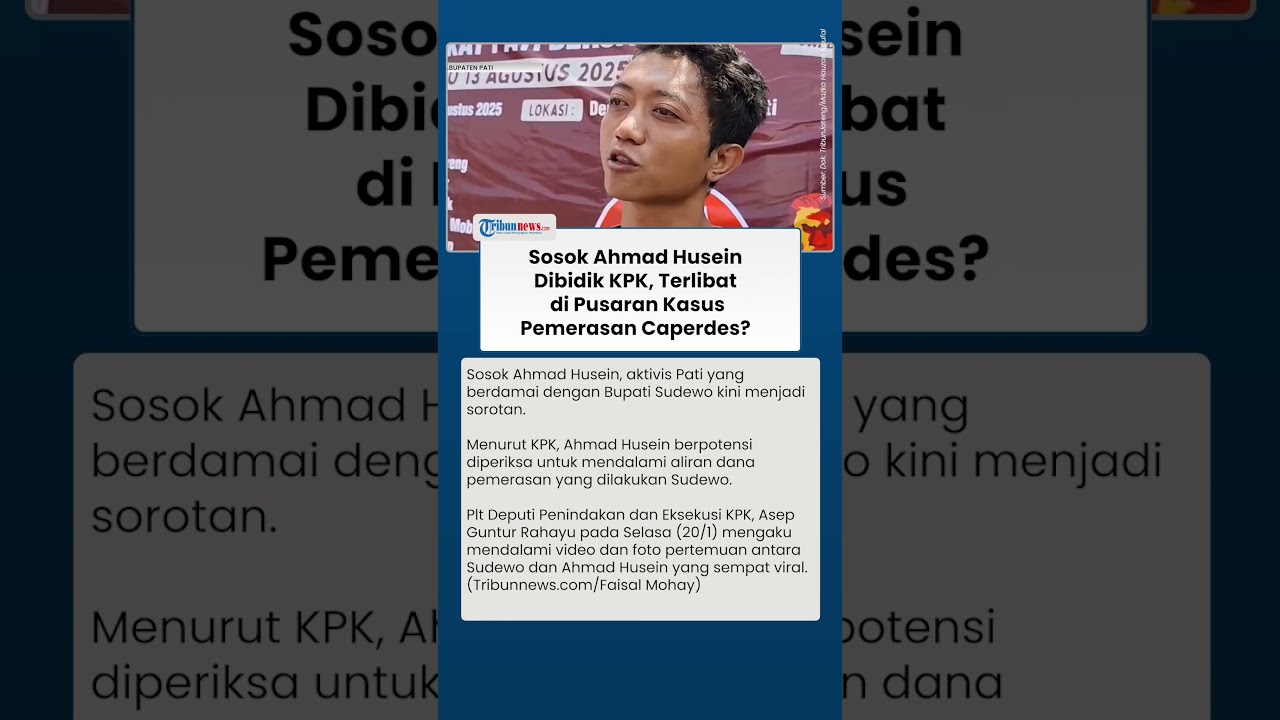 Ahmad Husein Damai dengan Sudewo Terseret di Kasus Bupati Pati, Ini Sosoknya Juga Disebut Sengkuni