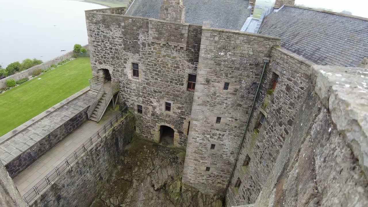Blackness Castle Scotland Walkthrough + Drone