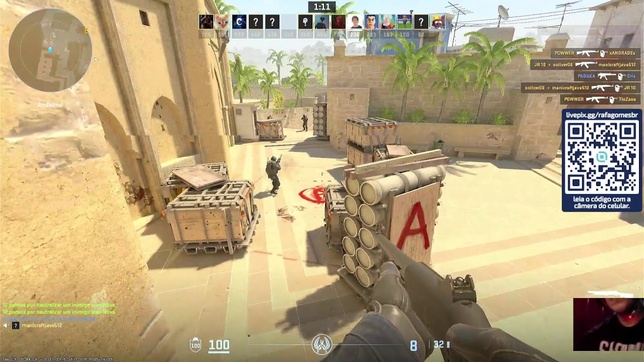 CS2 - Live - PT-BR - Mata-Mata - Deathmatch