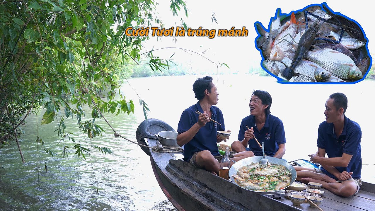 Giăng lưới dính cá thấy ham - Làm mồi bén lai rai liền | Gấc Quê