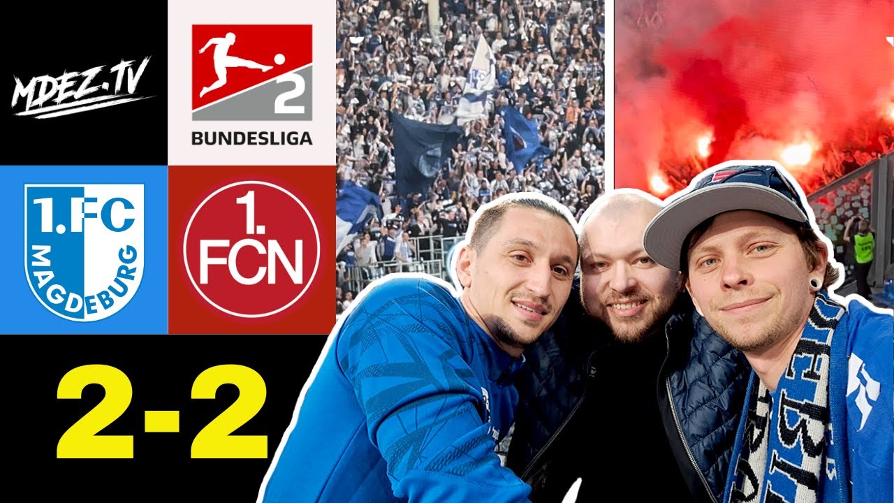 FCM sichert KLASSENERHALT 🔥 1.FC Magdeburg - 1.FC Nürnberg Stadionvlog