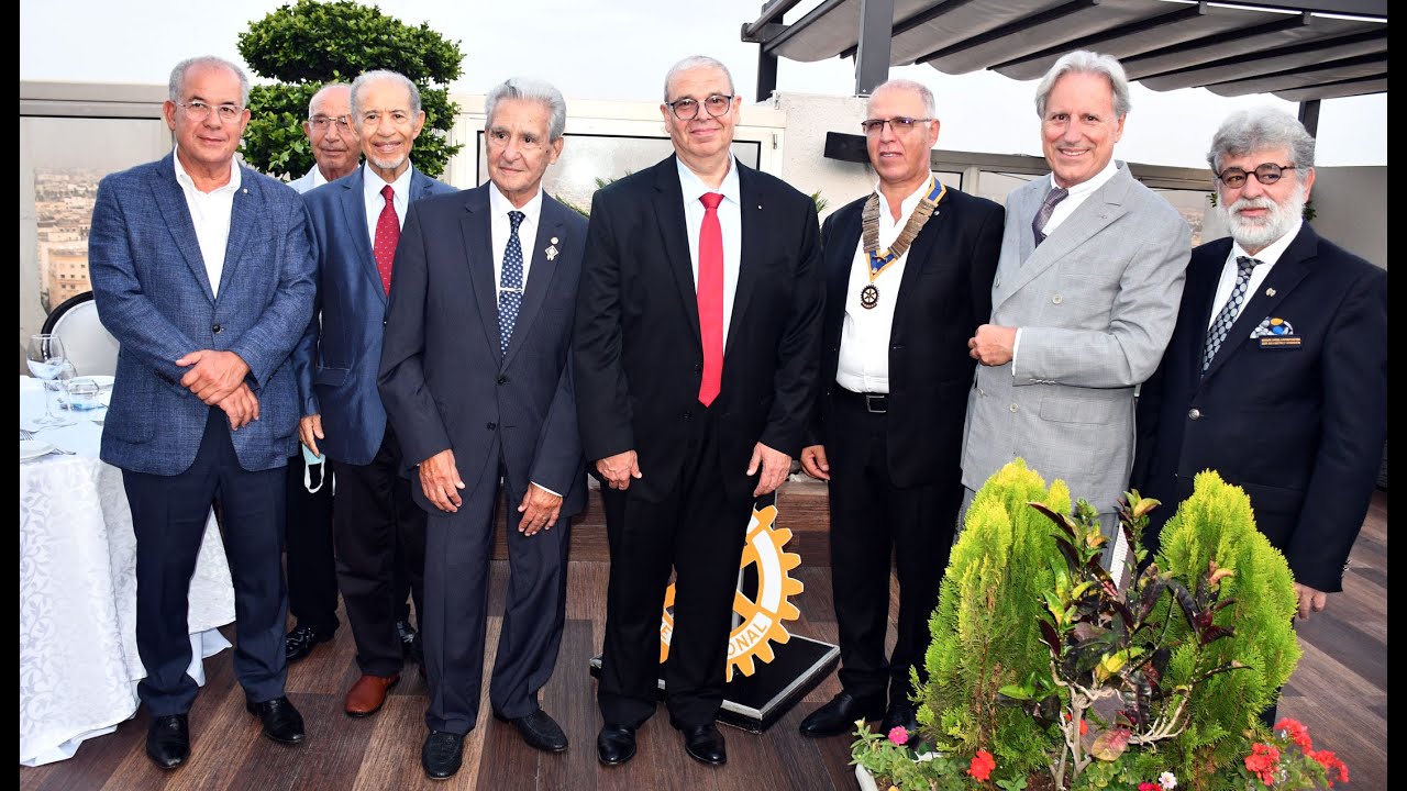Le Rotary Club Casablanca Anfa accueille son nouveau président et rend hommage à son prédécesseur