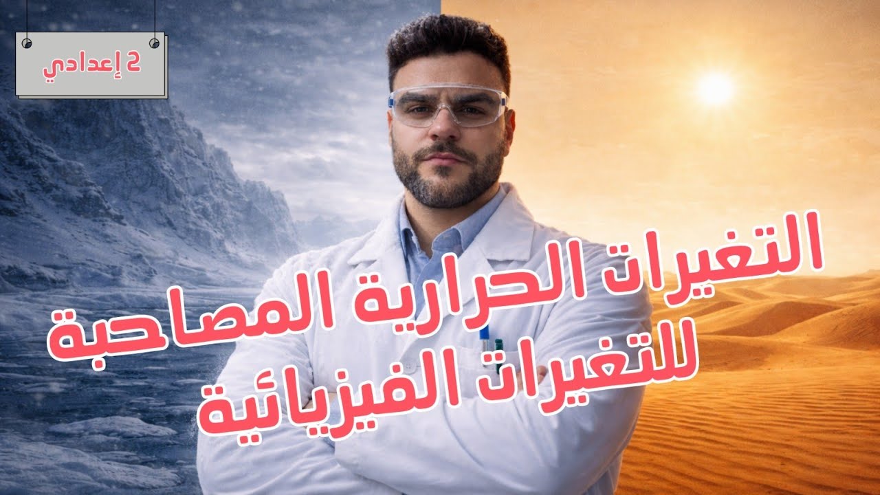 إنطلاقة علوم 2 إعدادي الترم الثاني التغيرات الحرارية المصاحبة للتغيرات الفيزيائية جزء 1