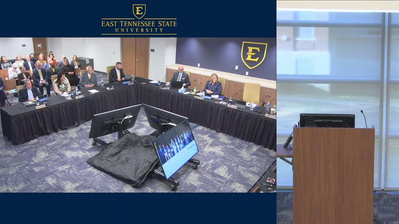 ETSU Board of Trustees Meeting – 1:30 p.m. - 11/14/2025