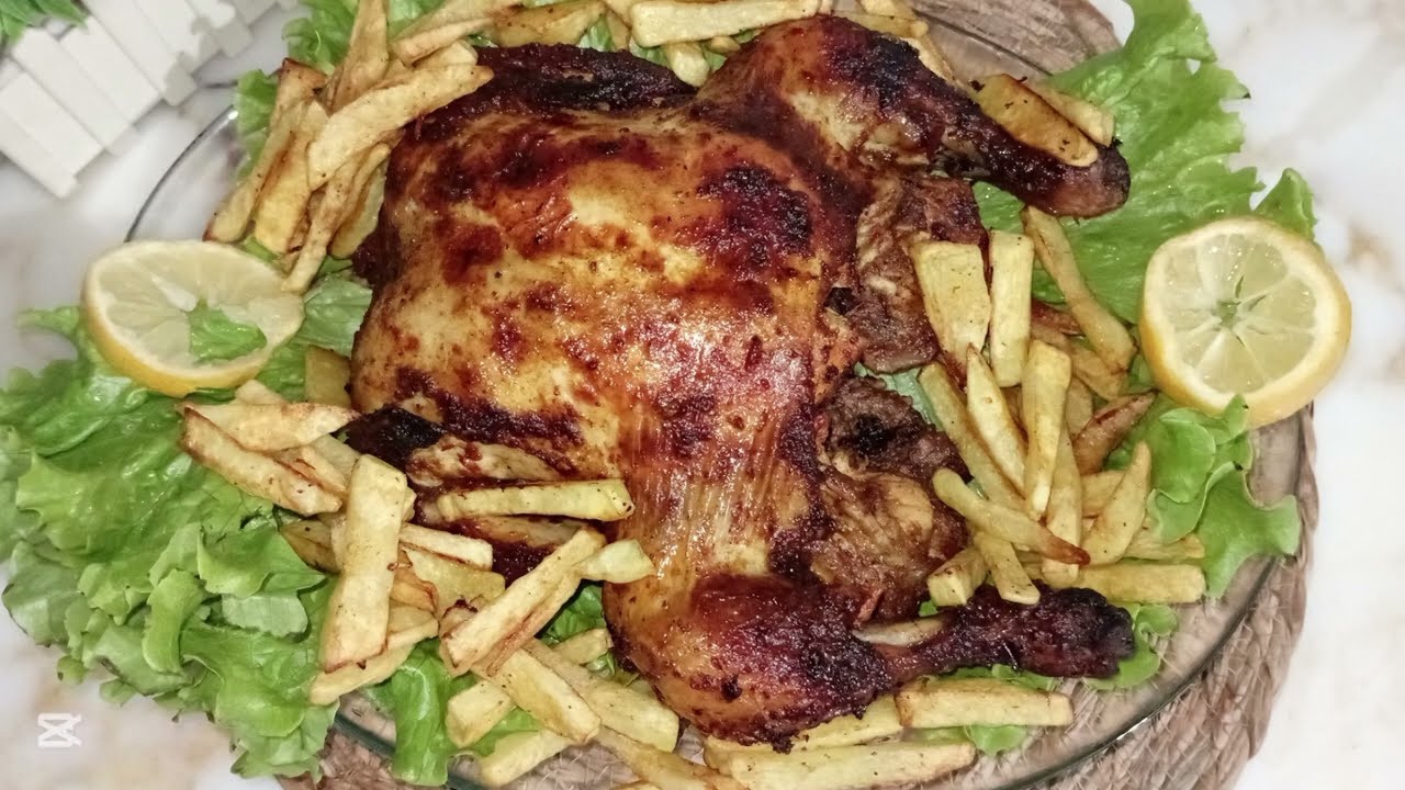 Dışarıdan alınması gerek yok, elinden daha lezzetli... ألذ دجاج محمر في الفرن