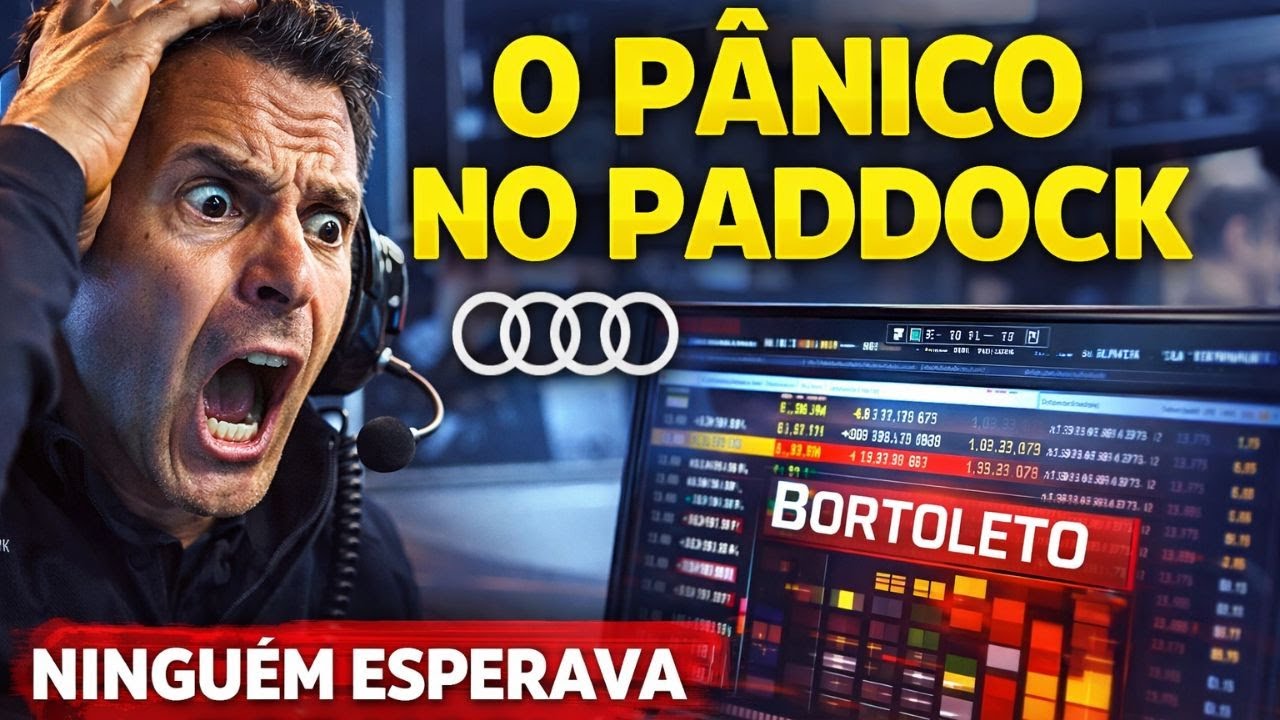 O PÂNICO NO PADDOCK: GABRIEL BORTOLETO VIROU O JOGO NA AUDI E DESAFIOU A FÓRMULA 1!
