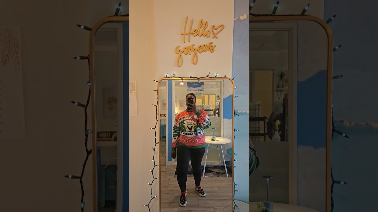 Spongebob Christmas Sweater #spongebob #spongebobmeme #uglysweater #tempe #az #azinfluencer #arizona