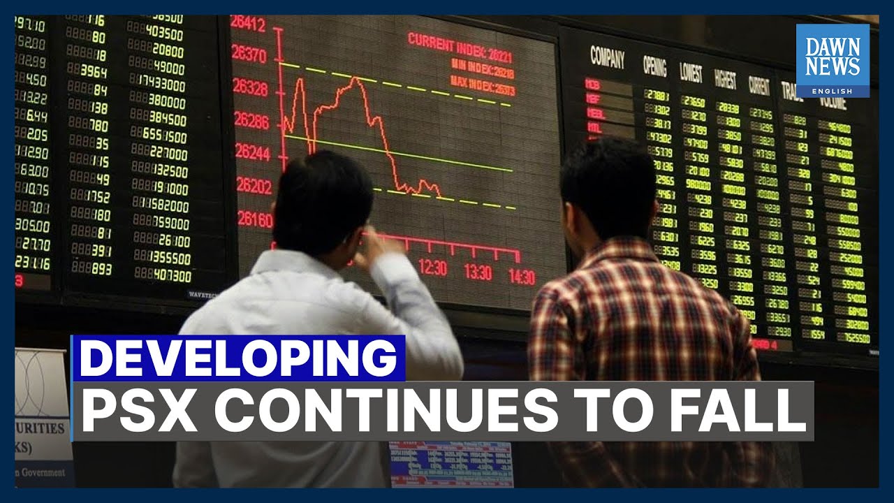 Pakistan Stock Exchange Continues To Fall | Developing | DawnNews English