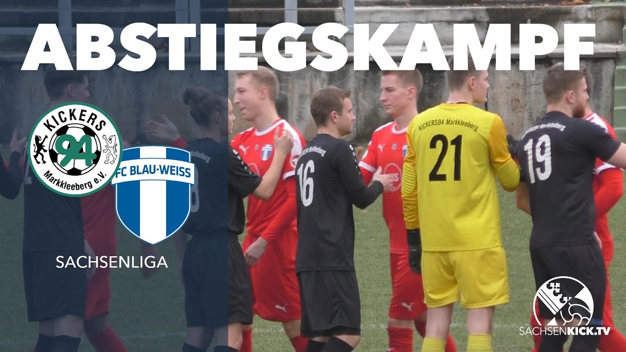 Abstiegskampf in der Sachsenliga | Kickers Markkleeberg - Blau-Weiß Leipzig