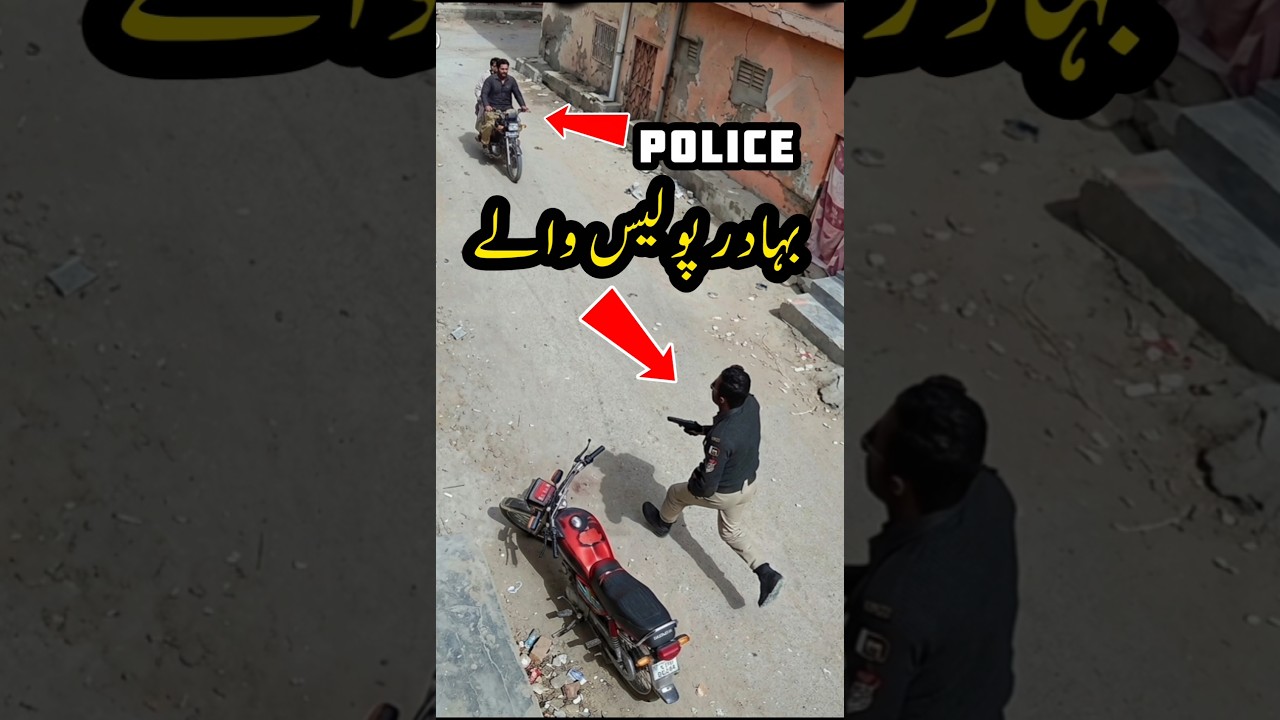 Police Chase in Karachi Streets | Suspects Try to Escape but Get Soft Deleted 🚨  Sindh Police Action