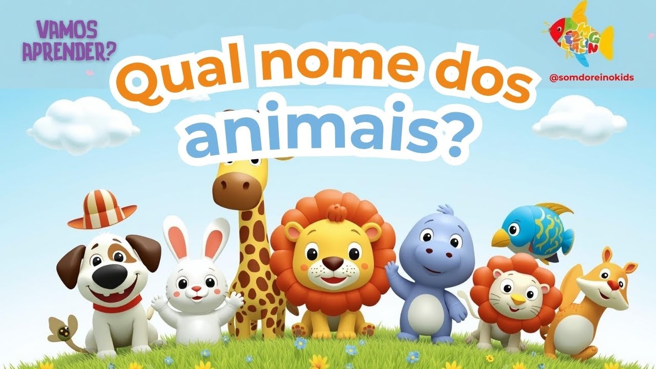 Som do Reino kids - Aprenda o nome dos animais com música!