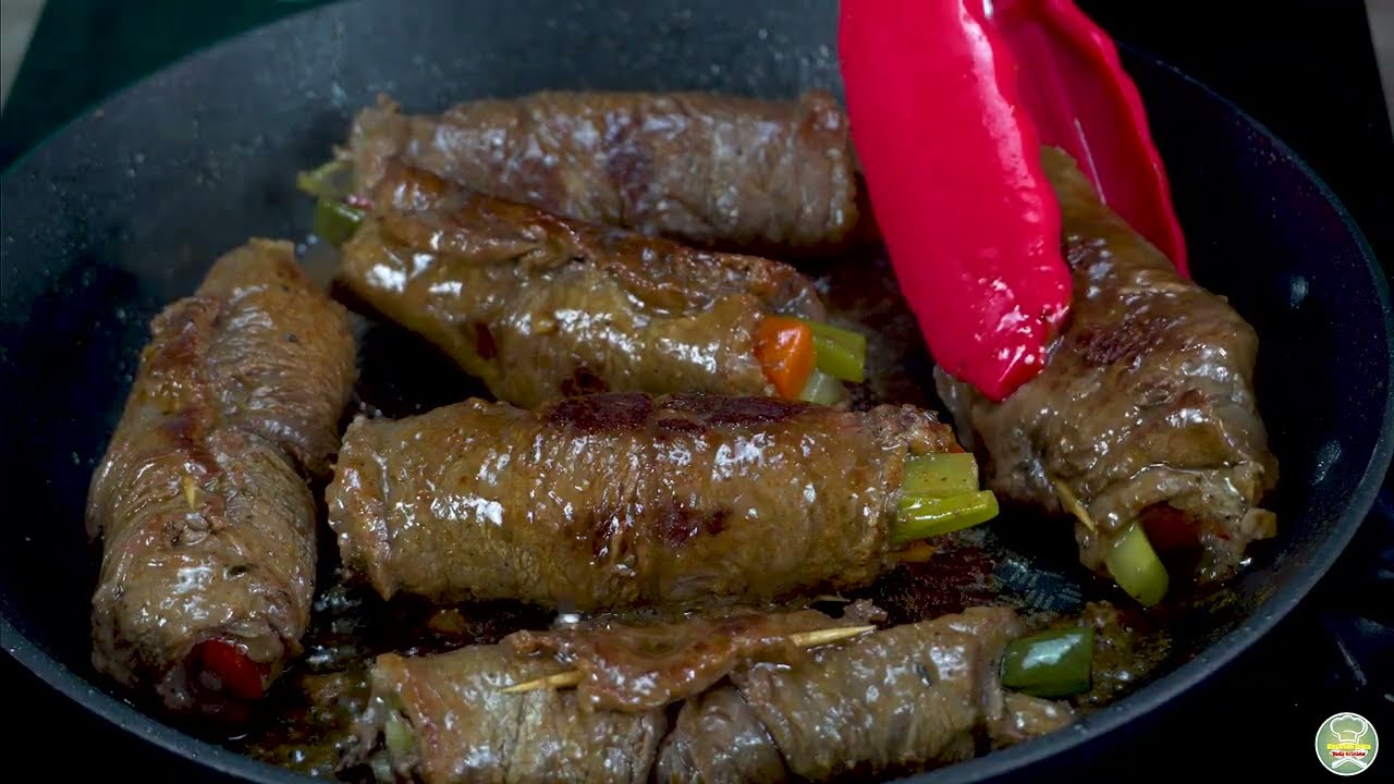 ROLLITOS de CARNE con verduras/recetas para toda ocasión