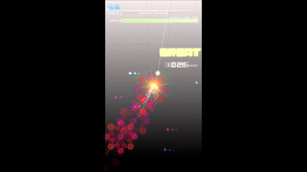 【GROOVE COASTER AC】Bad Apple!! feat.nomico HARD