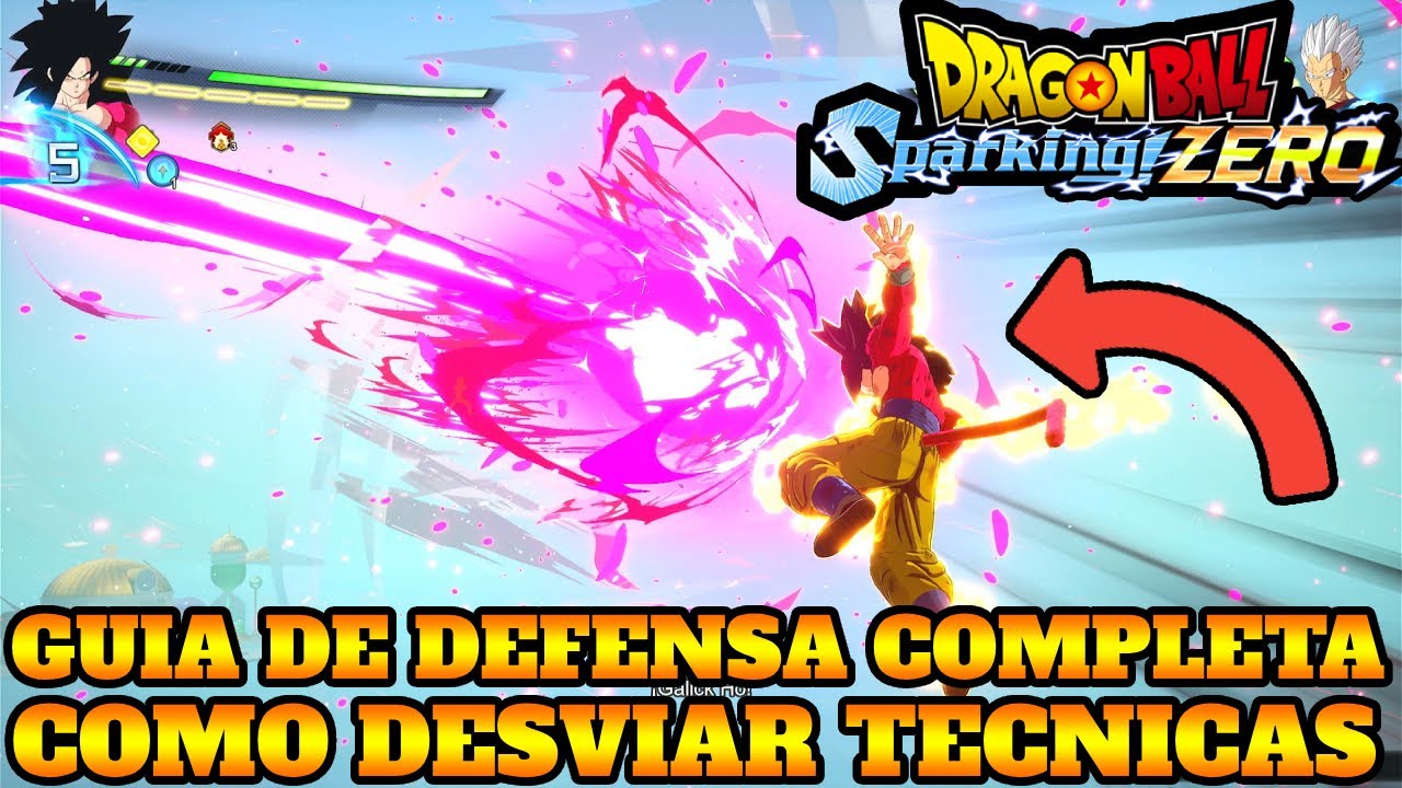 DRAGON BALL SPARKING ZERO COMO DESVIAR TECNICAS Y ESQUIVAR RAPIDAMENTE GUIA DE DEFENSA COMPLETA