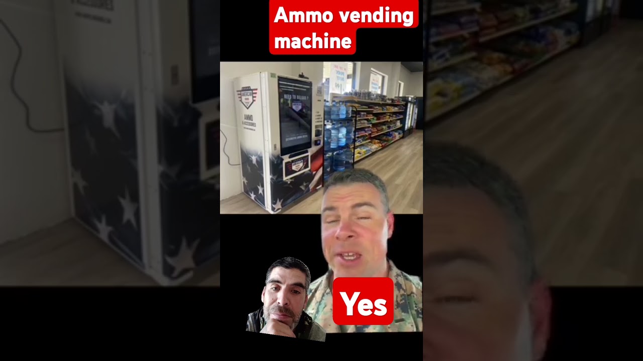 WHAT,an ammo vending machine, next is a Glock or S&W machine#GLOCK