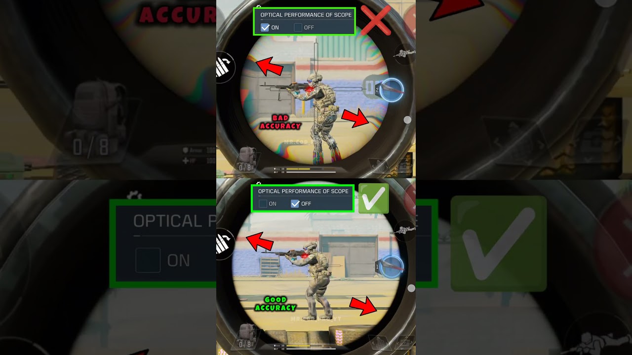 ✅ How To Improve Sniper Accuracy in CODM BR 🔥💯 Codmoible Tips and Tricks #shorts #codmbr #codmiphone