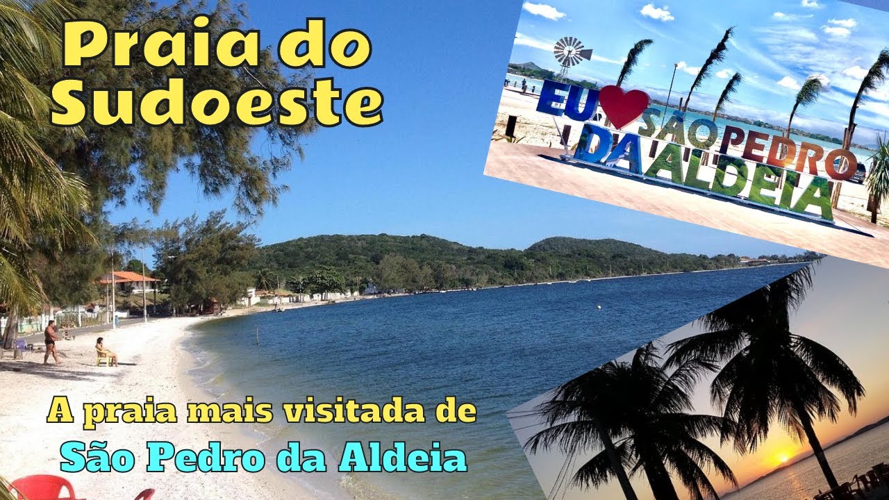 Praia do Sudoeste - A praia mais frequentada de São Pedro da Aldeia