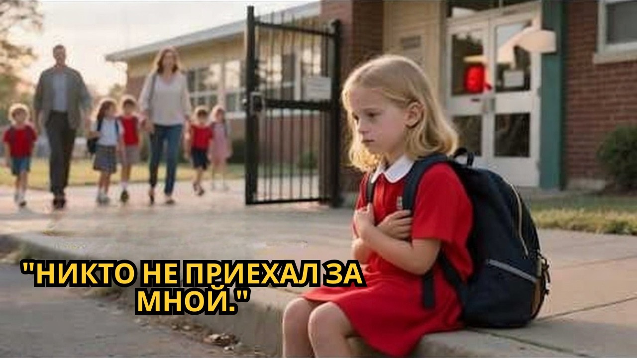 Маленькая девочка сидела одна у школьных ворот — пока не появился миллионер-генеральный директор и