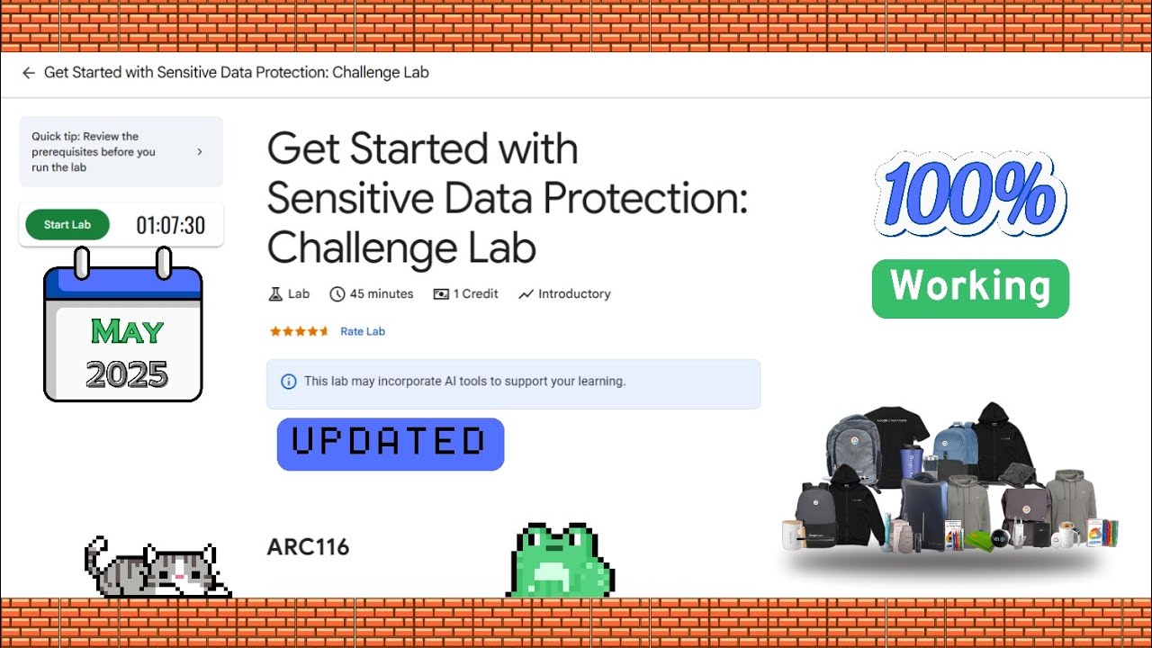 Get Started with Sensitive Data Protection: Challenge Lab #ARC116 @qwiklabexplorers ✅️[2025] ☁️🚀