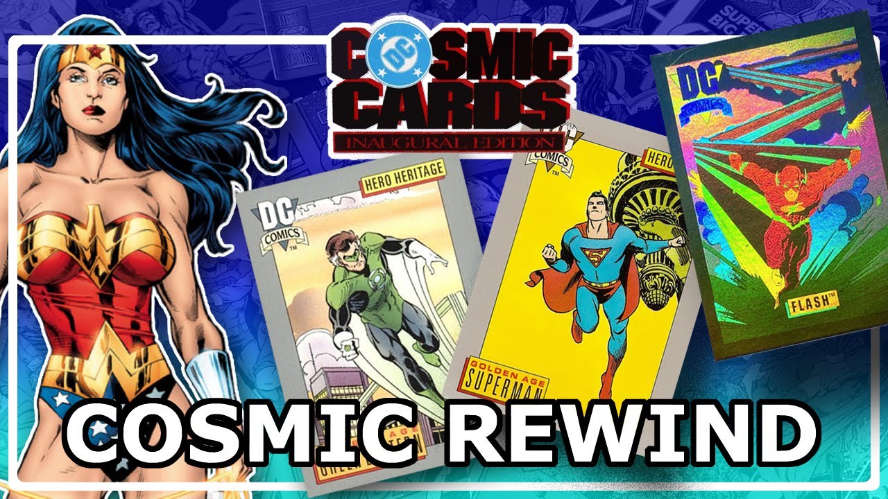 TEN Holograms in this Amazing DC Cosmic Cards Inaugural Edition Collectors Set!