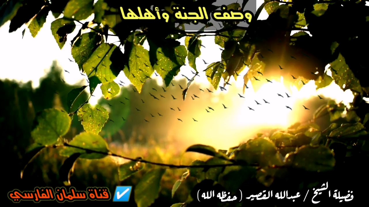 وصف الجنة وأهلها وطريق الوصول إليها | للشيخ عبدالله القصير